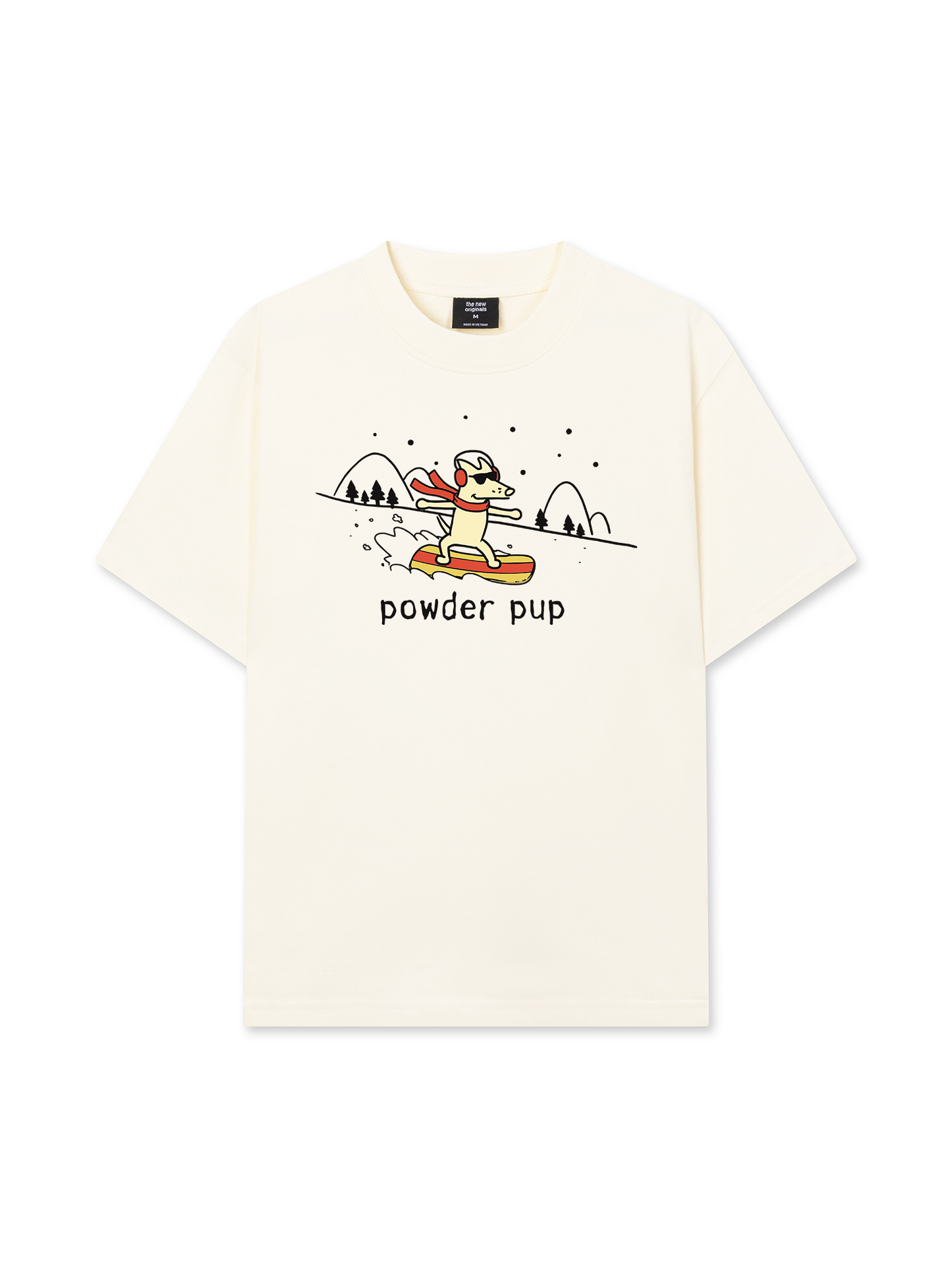 Áo Thun Relaxed Fit Go Outside Powder Pup