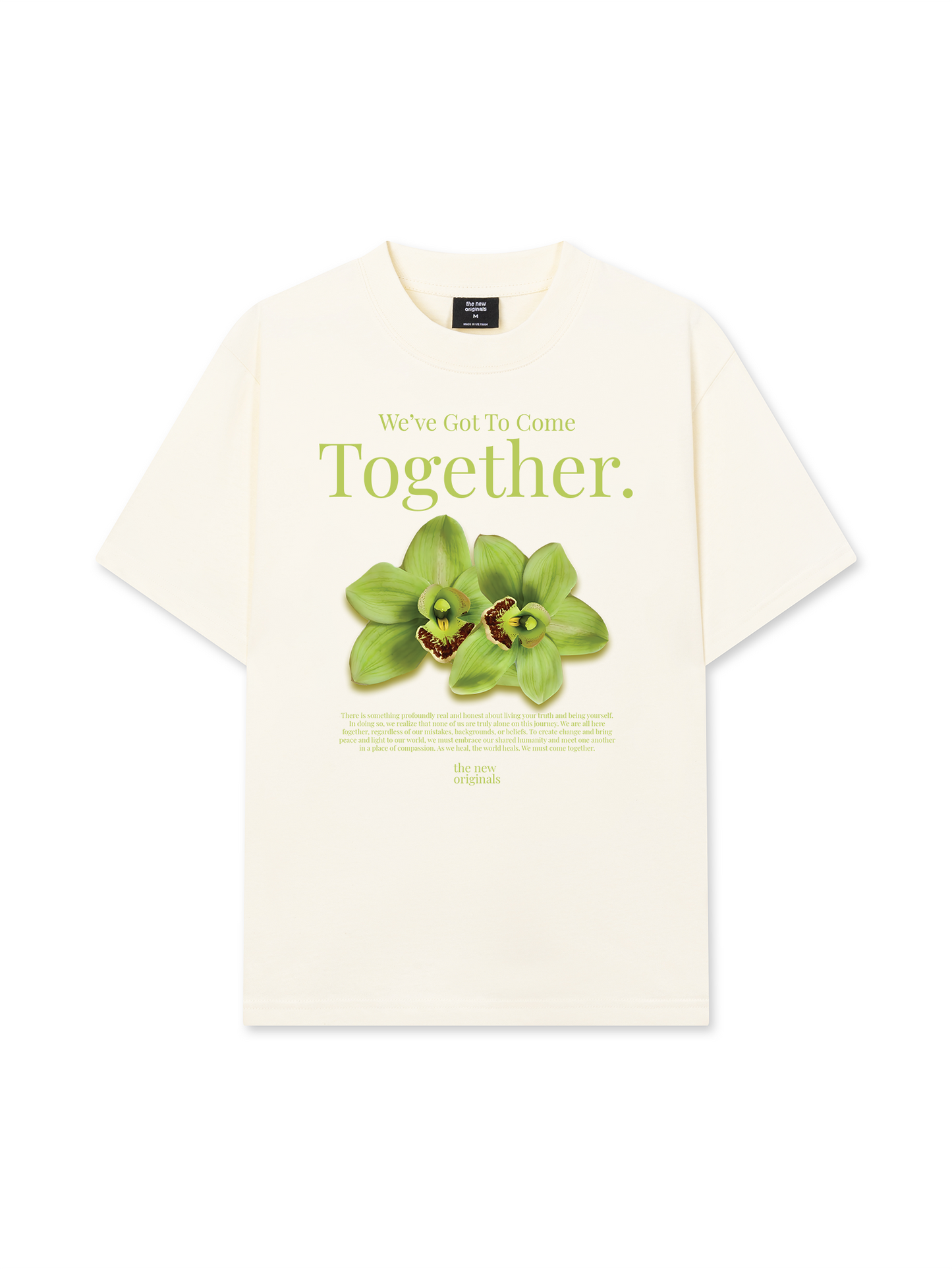 Áo Thun Relaxed Fit Summer Vibes Green Flower