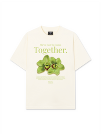 Áo Thun Relaxed Fit Summer Vibes Green Flower