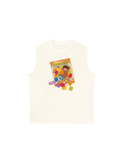 Áo Ba Lỗ Relaxed Fit Gummi Bear
