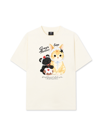 Áo Thun Relaxed Fit Bear And Bunny