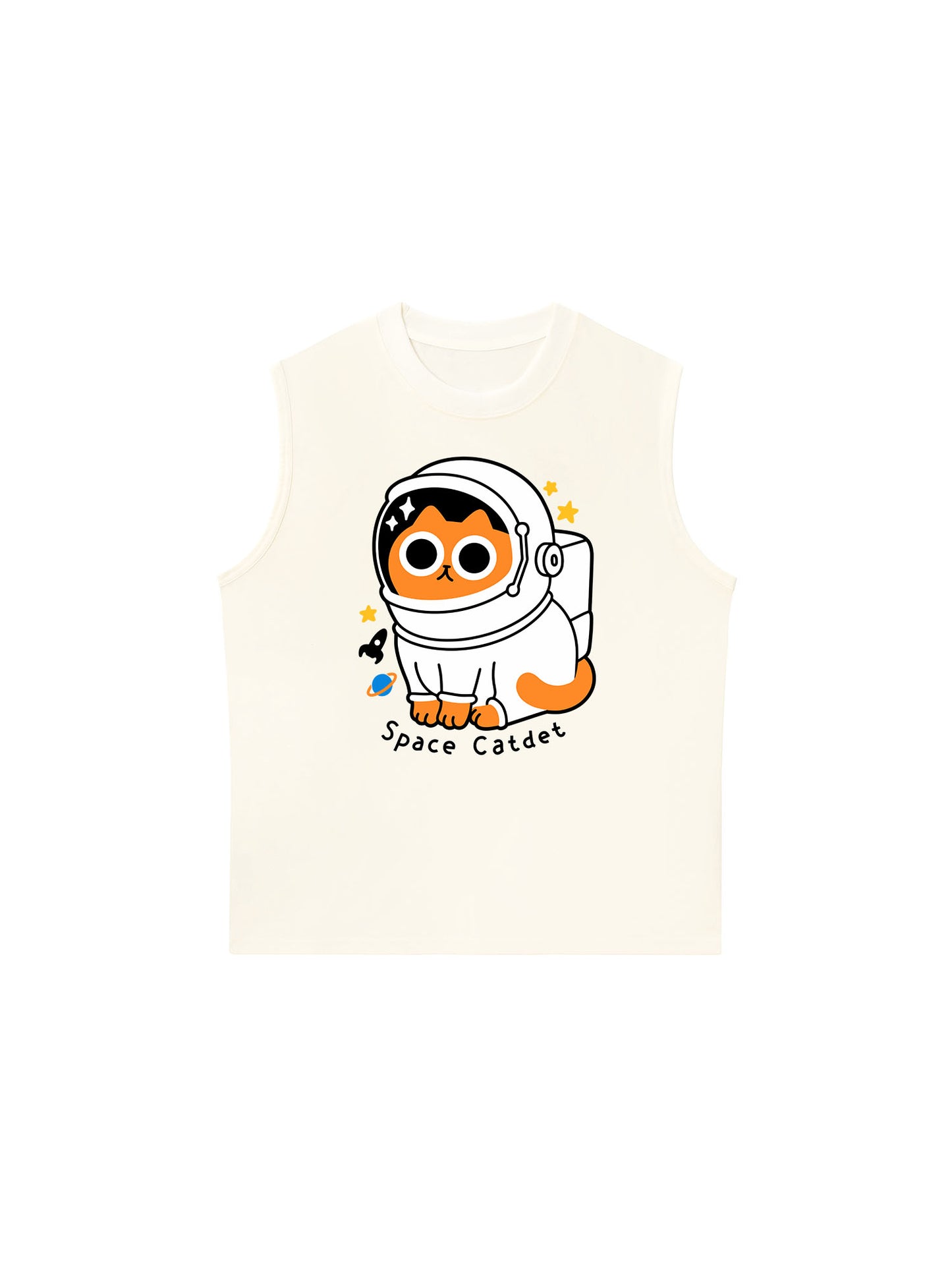Áo Ba Lỗ Relaxed Fit Space Catdet
