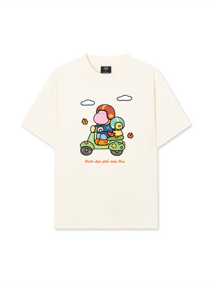Áo Thun Relaxed Fit Thích Dạo Phố Mùa Thu