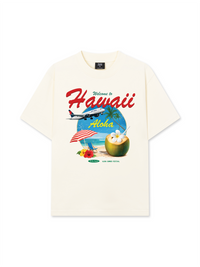 Áo Thun Relaxed Fit Welcome  to Hawaii