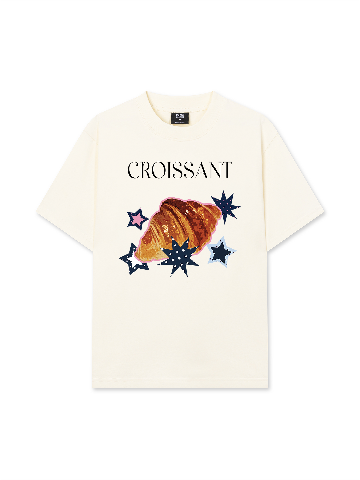 Áo Thun Relaxed Fit Croissant Y2K