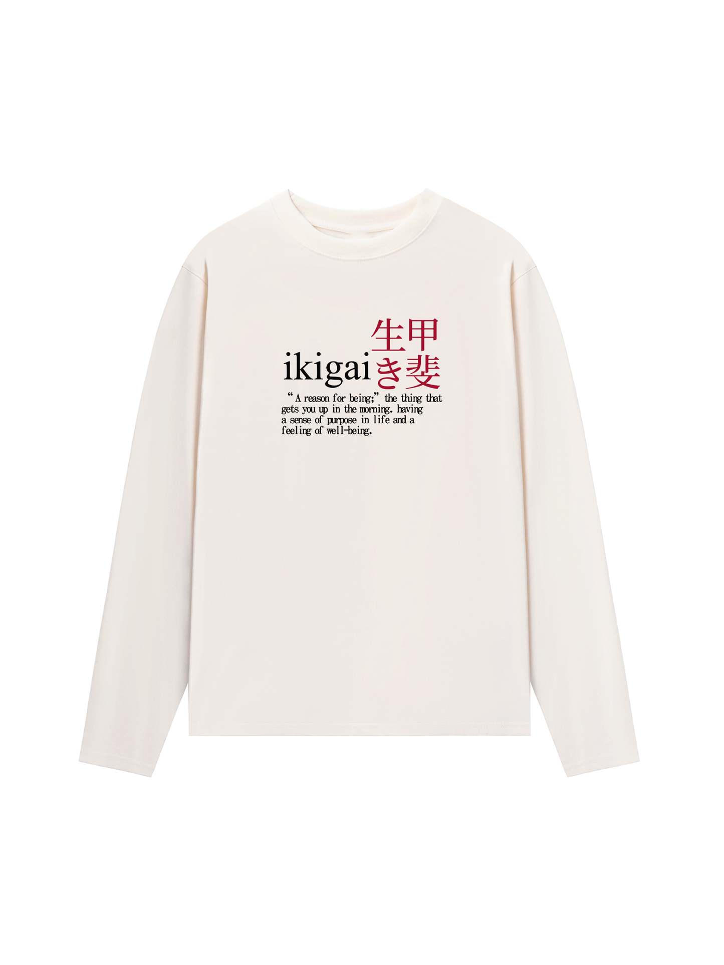 Áo Thun Dài Tay Ikigai A Reason For Being
