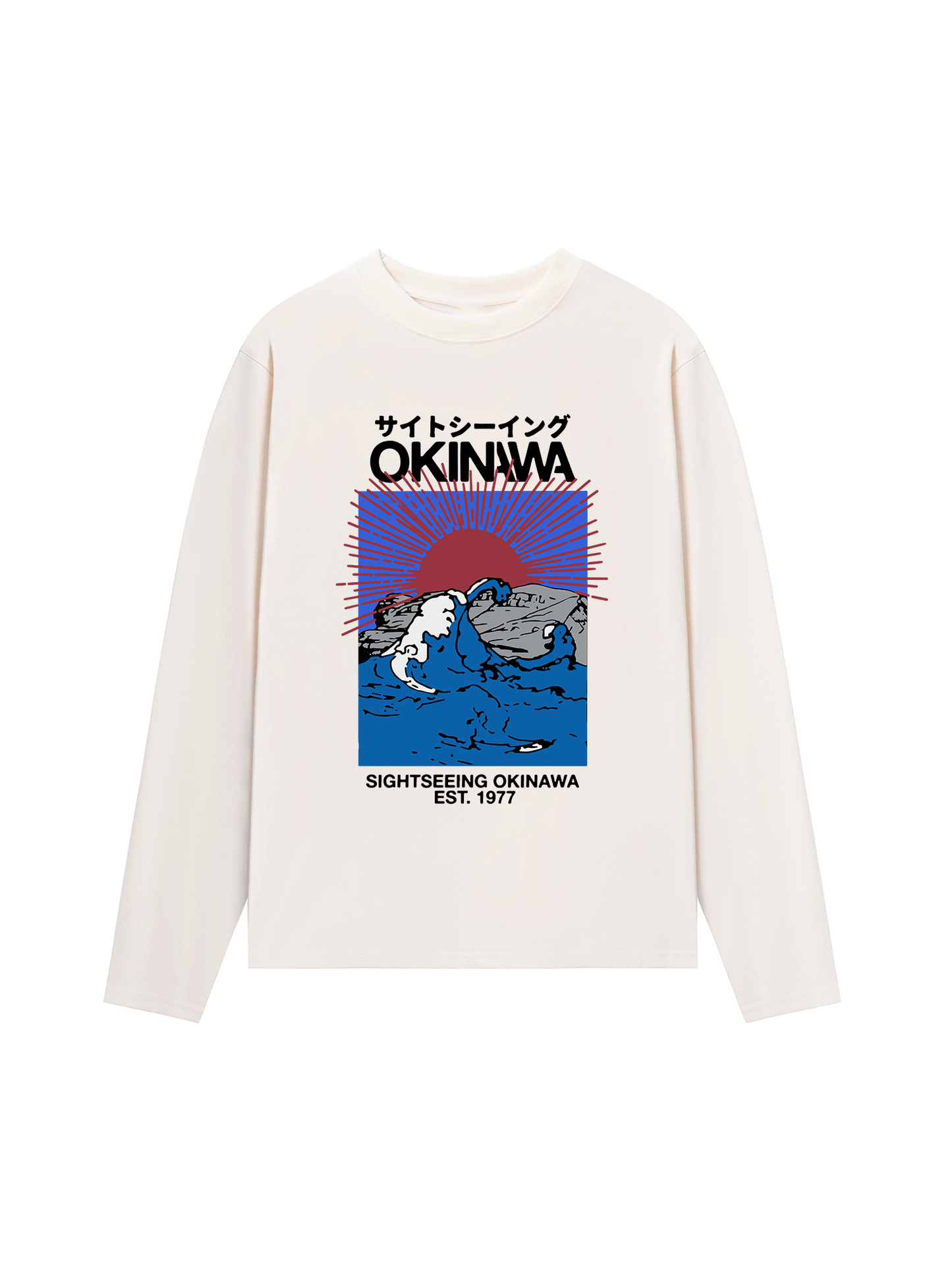 Áo Thun Dài Tay Great Wave Okinawa