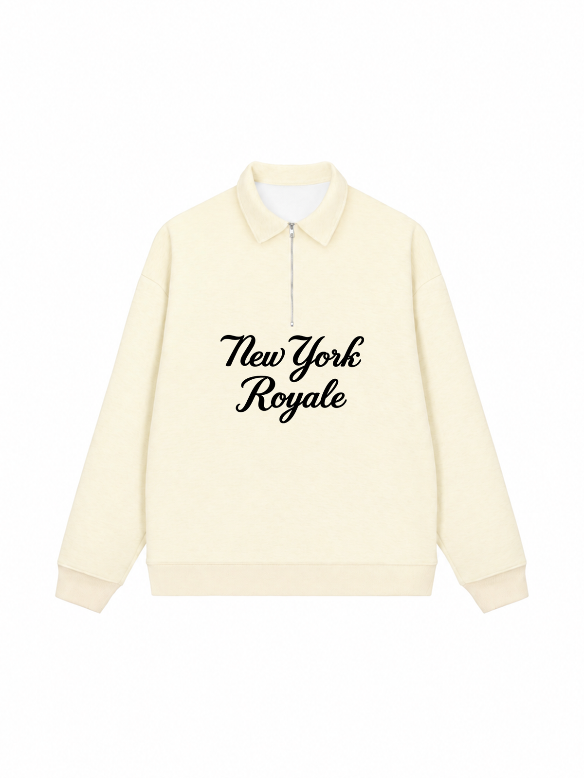 Áo Sweater Polo Nỉ Hai Da New York Royale