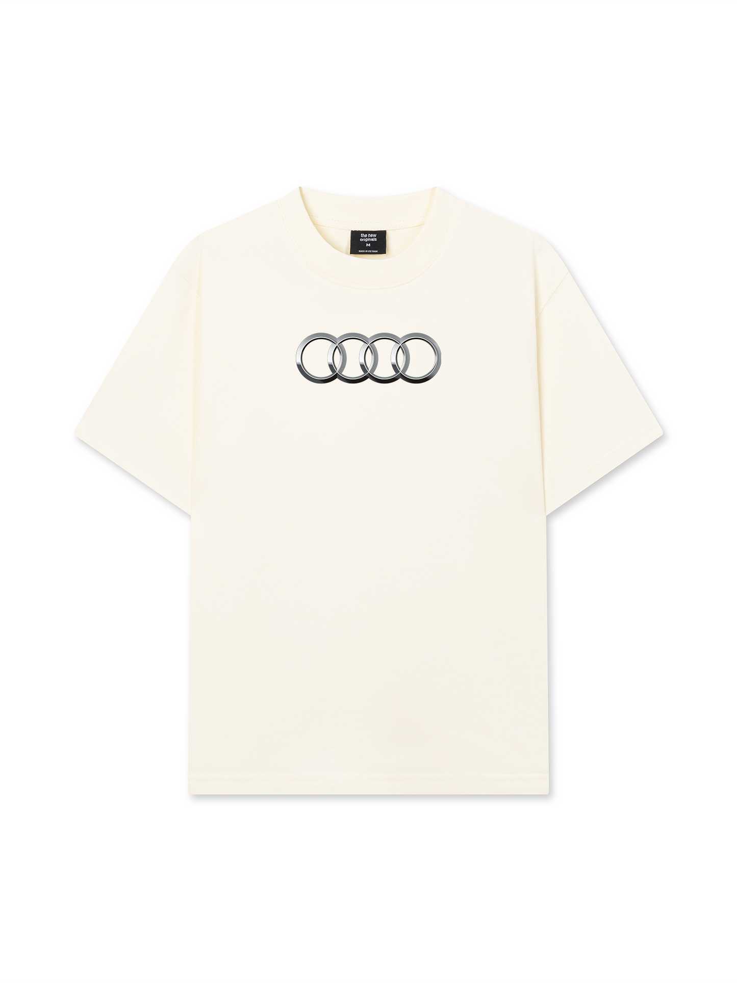 Áo Thun Relaxed Fit CAR AUDI Black & White