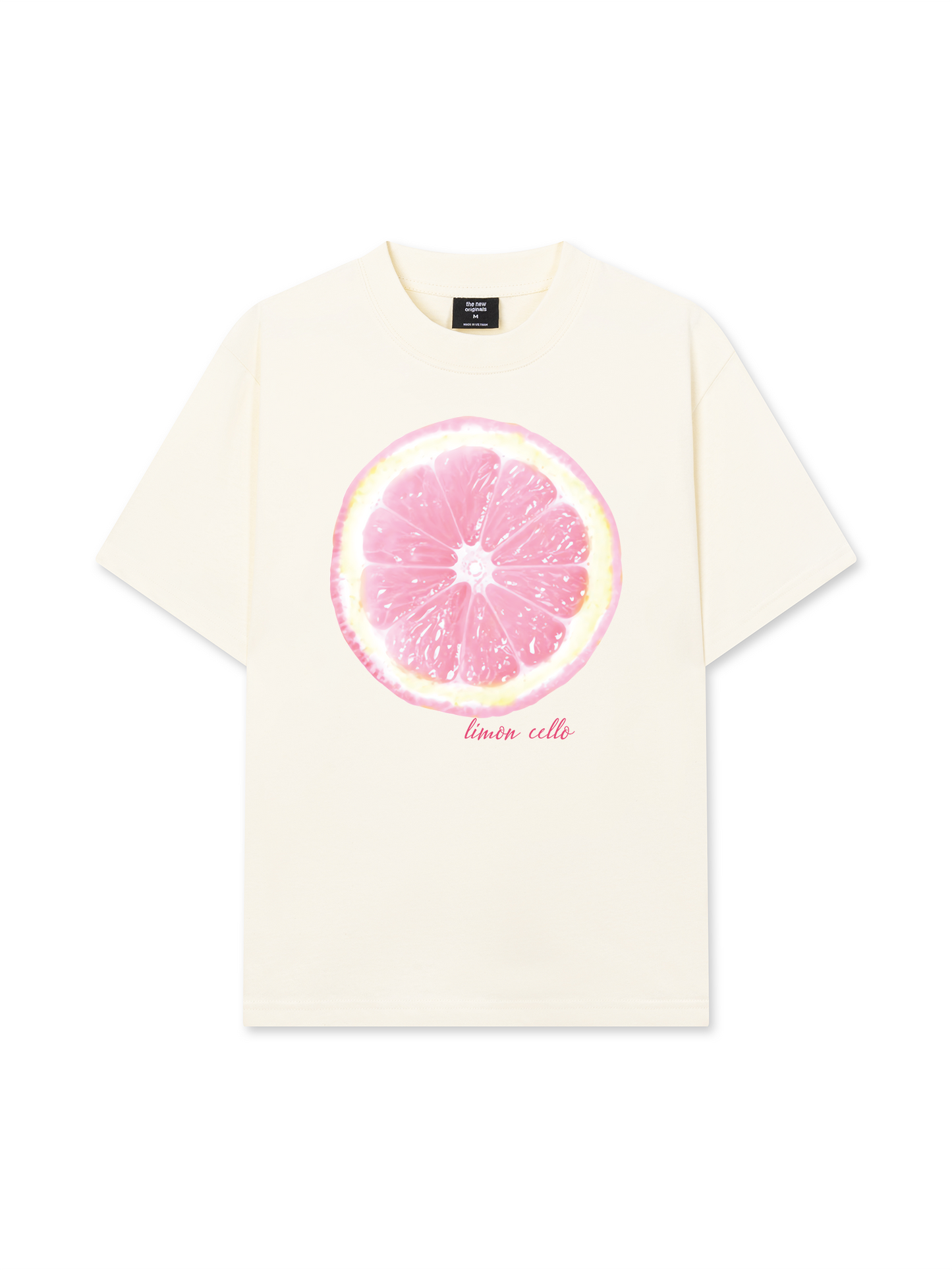 Áo Thun Relaxed Fit Pink Limon Cello