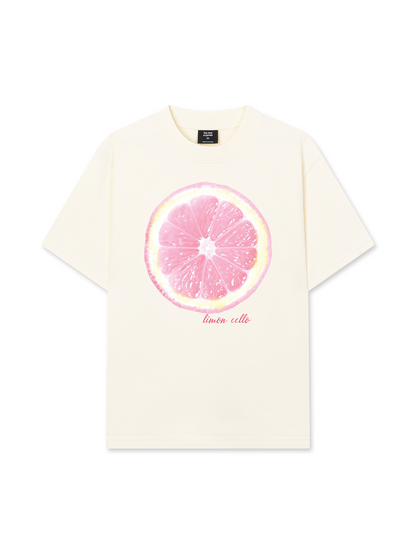 Áo Thun Relaxed Fit Pink Limon Cello