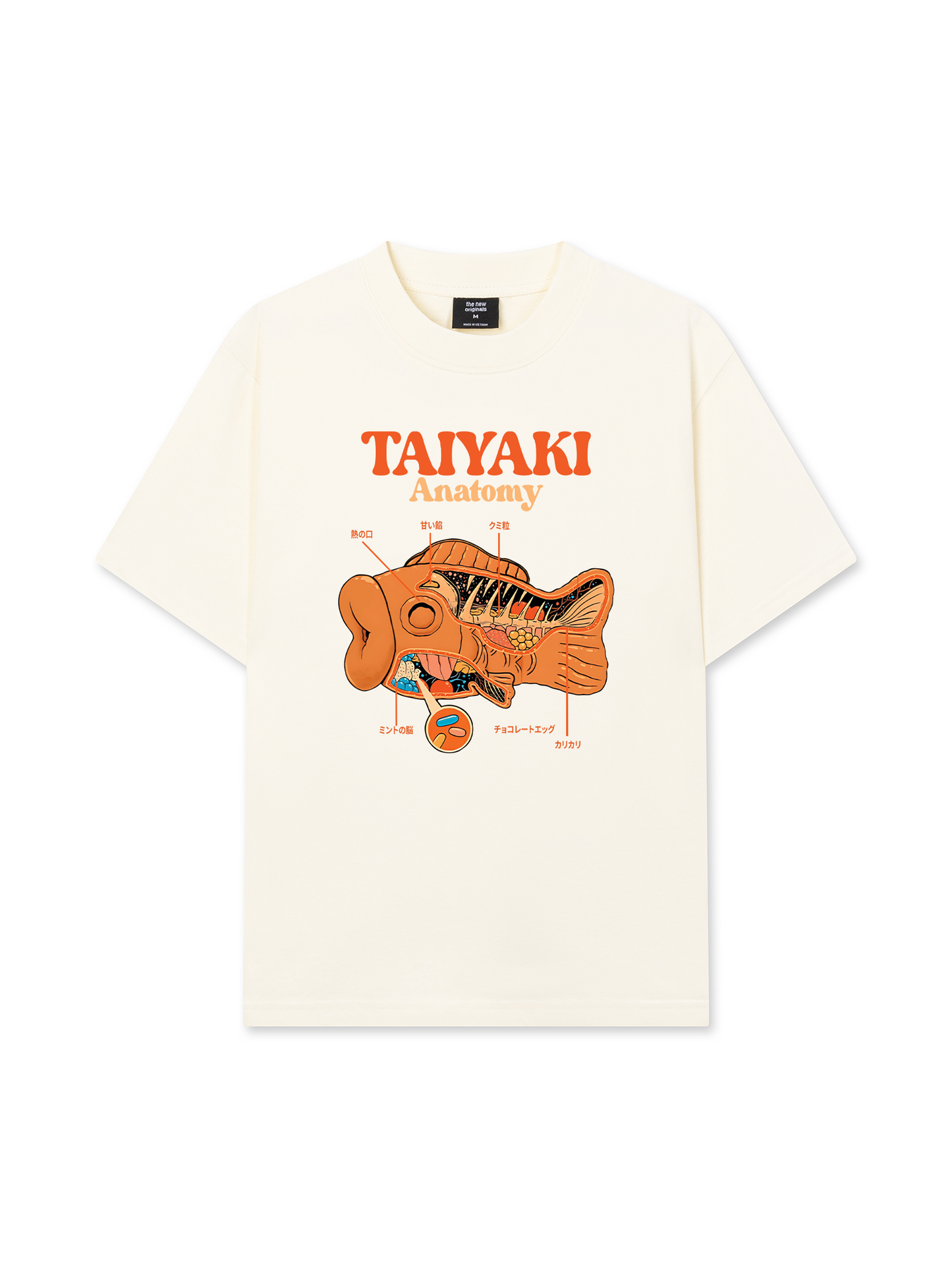 Áo Thun Relaxed Fit Taiyaki Anatomy