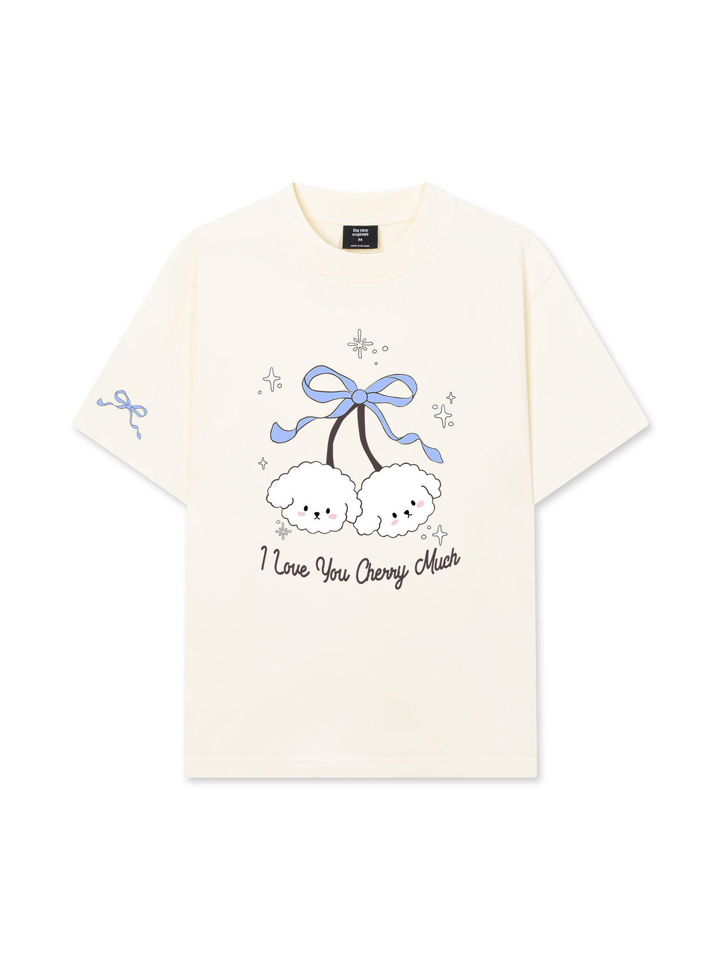 Áo Thun Relaxed Fit Daily Cuties I Love You Cherry Much