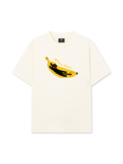 Áo Thun Relaxed Fit Banana Meow
