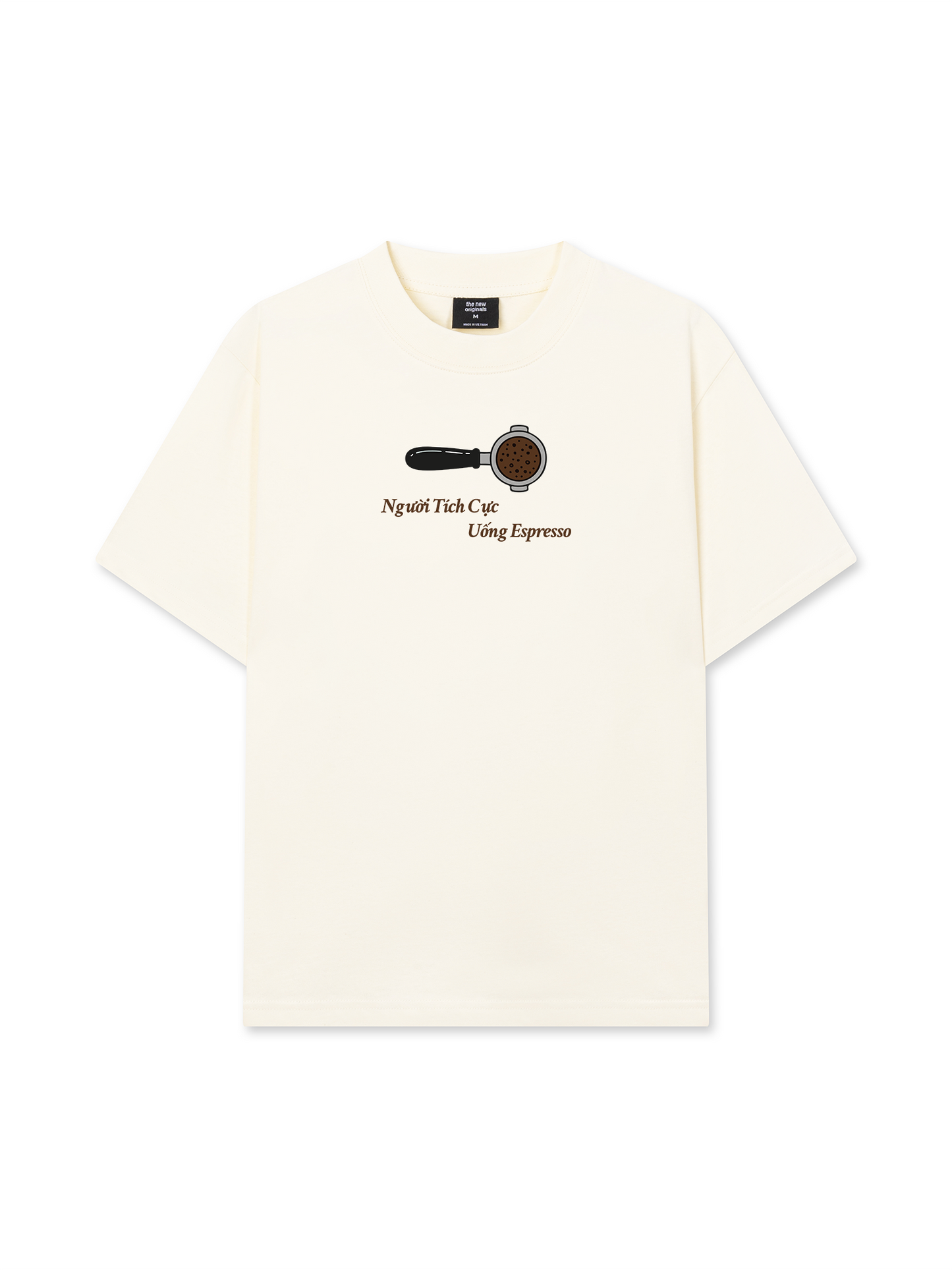 Áo Thun Relaxed Fit Người Tích Cực Uống Espresso