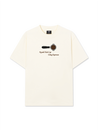 Áo Thun Relaxed Fit Người Tích Cực Uống Espresso