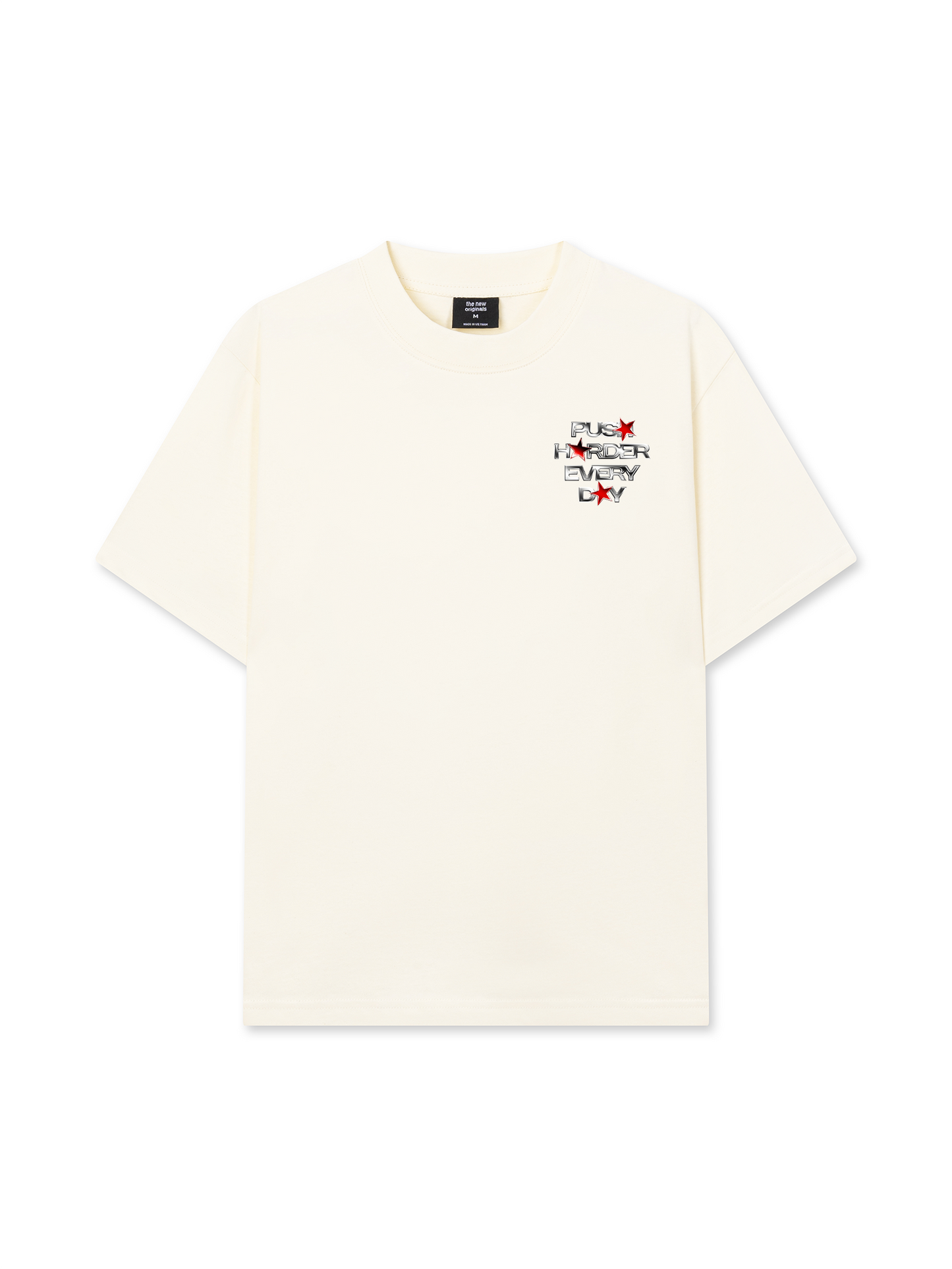 Áo Thun Relaxed Fit Push Harder Every Day