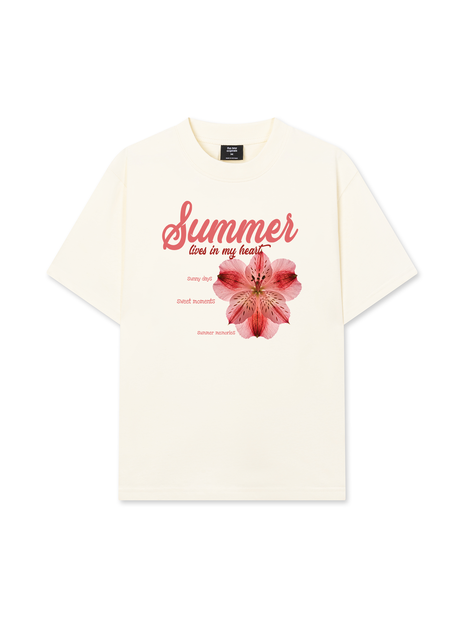 Áo Thun Relaxed Fit Summer Lives In My Heart