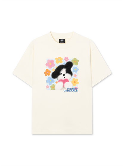 Áo Thun Relaxed Fit Flower Puppy