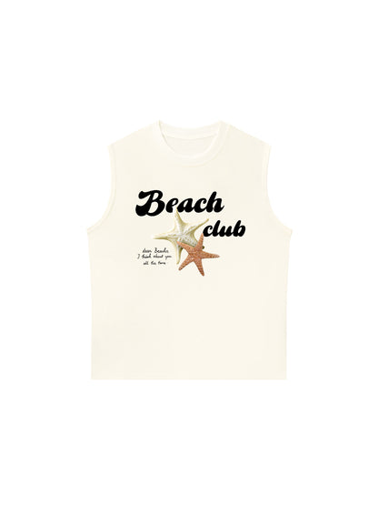 Áo Ba Lỗ Relaxed Fit Ocean Beach Club