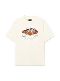 Áo Thun Relaxed Fit Sweet Pastry Silver Bow