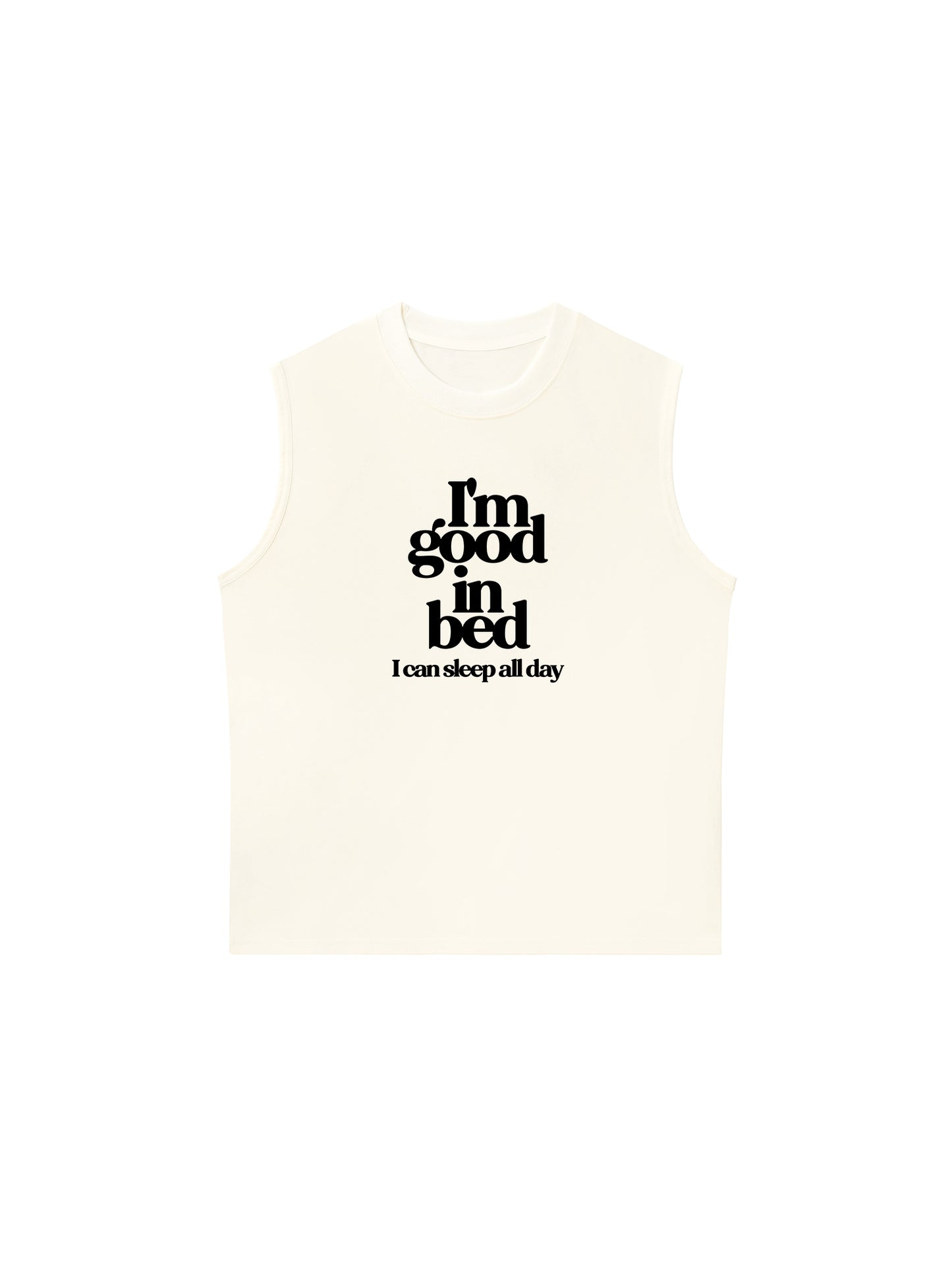 Áo Ba Lỗ Relaxed Fit Life Vibe Good In Bed