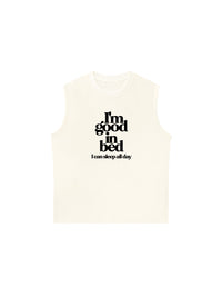 Áo Ba Lỗ Relaxed Fit Life Vibe Good In Bed