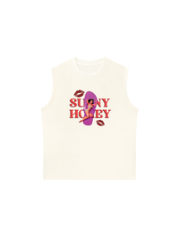 Áo Ba Lỗ Relaxed Fit Summer Vibes Sunny Honey