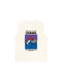 Áo Ba Lỗ Relaxed Fit Great Wave Okinawa