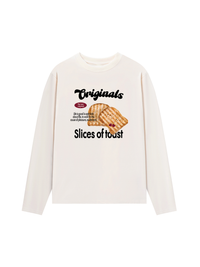 Áo Thun Dài Tay Sweet Passtry Slices Off Toast