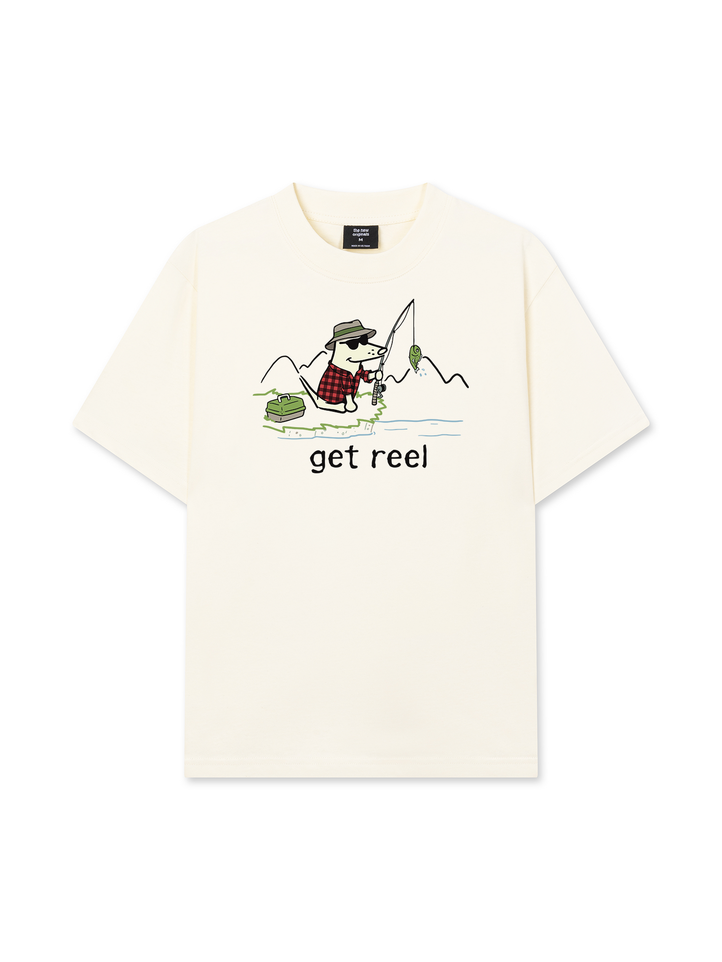 Áo Thun Relaxed Fit Go Outside Get Reel
