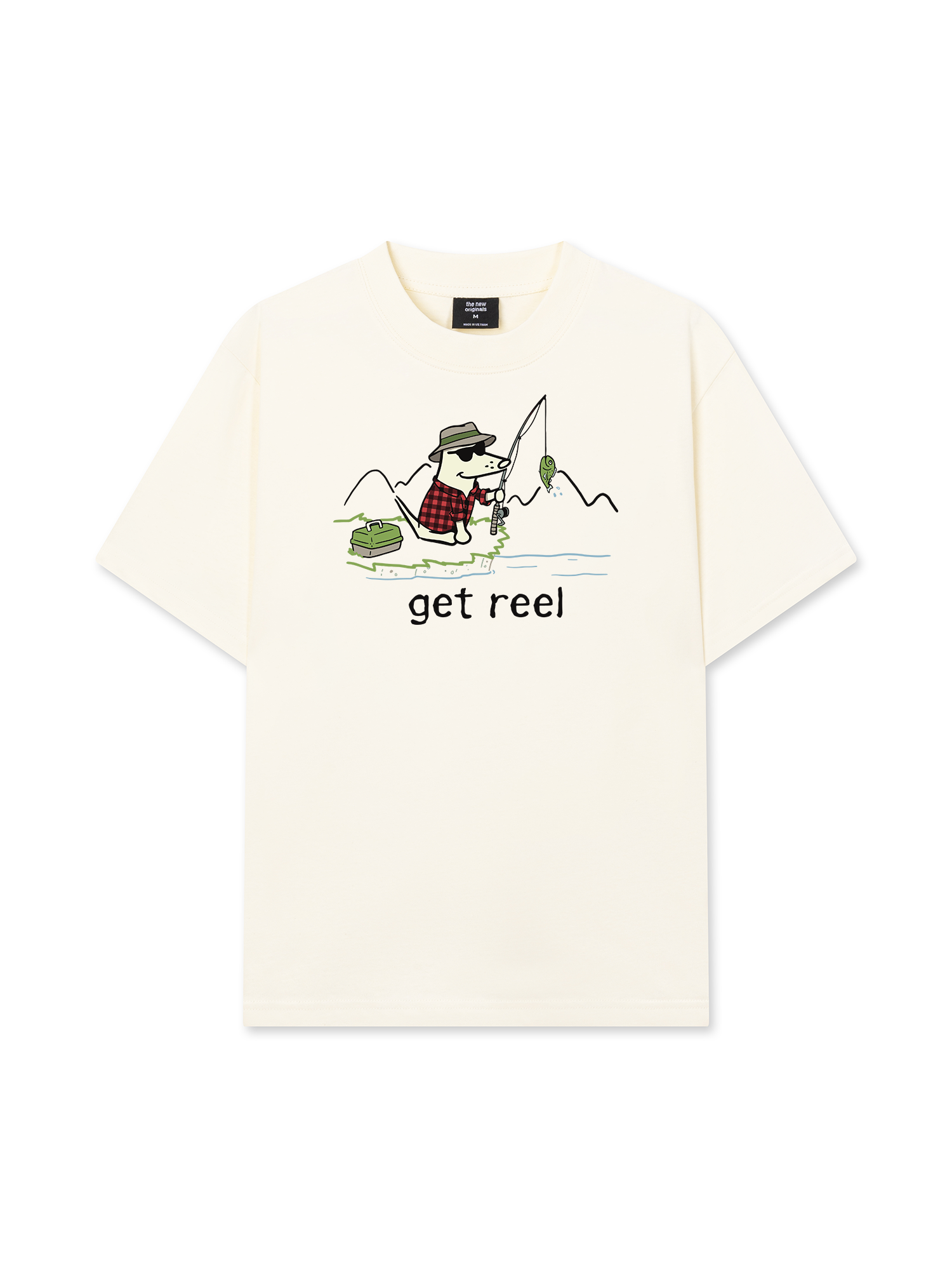 Áo Thun Relaxed Fit Go Outside Get Reel