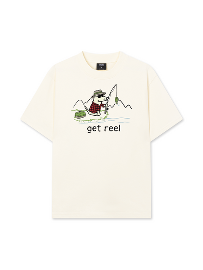 Áo Thun Relaxed Fit Go Outside Get Reel