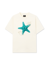 Áo Thun Relaxed Fit  Blue Tiffany Starfish