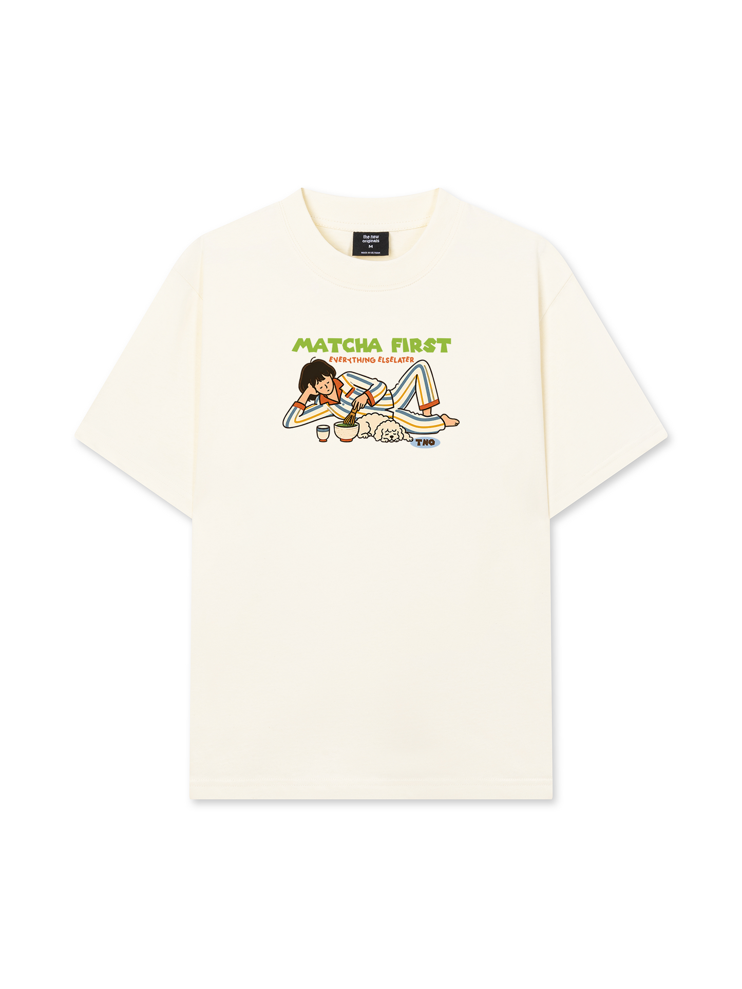 Áo Thun Relaxed Fit Matcha First