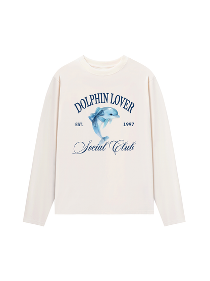 Áo Thun Dài Tay Ocean Dolphin Lover