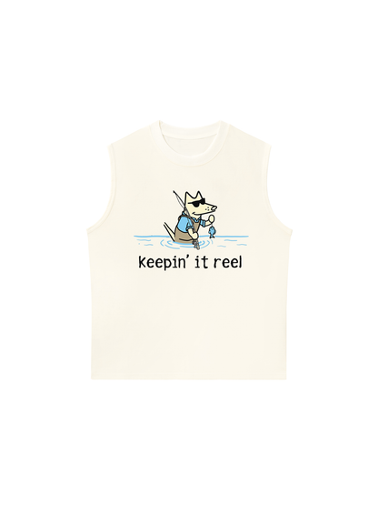 Áo Ba Lỗ Relaxed Fit Go Outside Keep It Reel