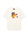 Áo Thun Relaxed Fit Summer Vibes Cat And Duck