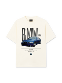 Áo Thun Relaxed Fit CAR BMW Blue