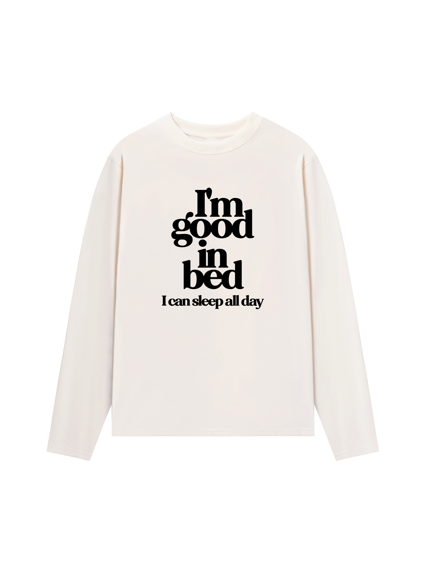 Áo Thun Dài Tay Life Vibe Good In Bed
