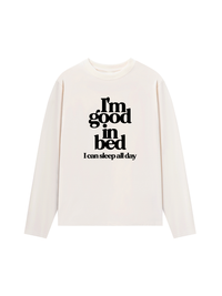 Áo Thun Dài Tay Life Vibe Good In Bed