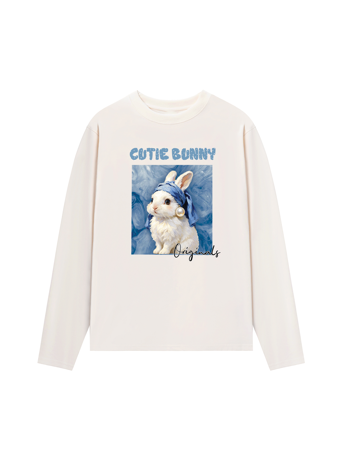 Áo Thun Dài Tay Cutie Bunny Vangogh