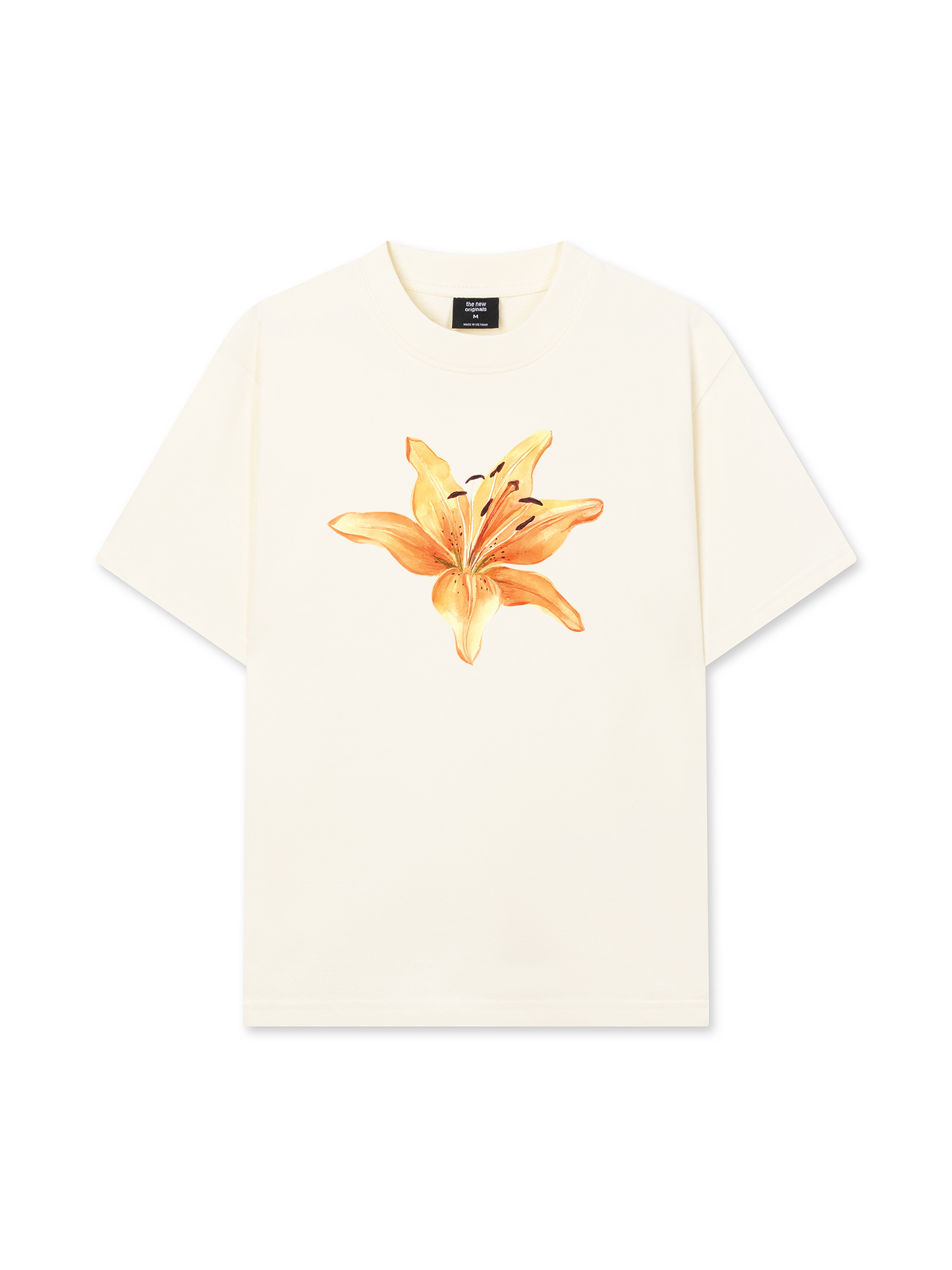 Áo Thun Relaxed Fit Yellow Lily Flower