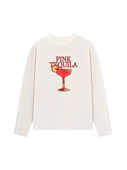 Áo Thun Dài Tay Fresh Pink Tequila
