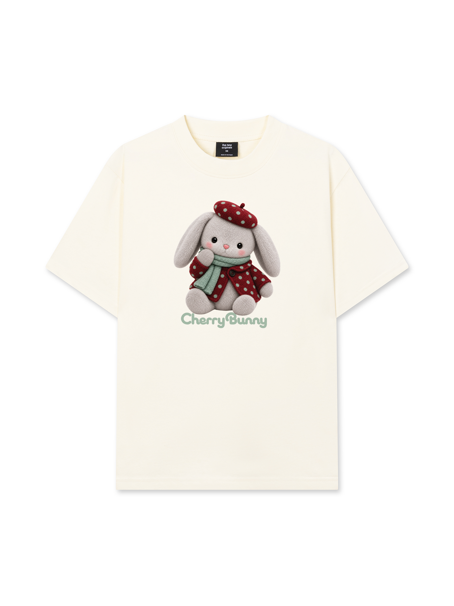 Áo Thun Relaxed Fit Cherry Bunny