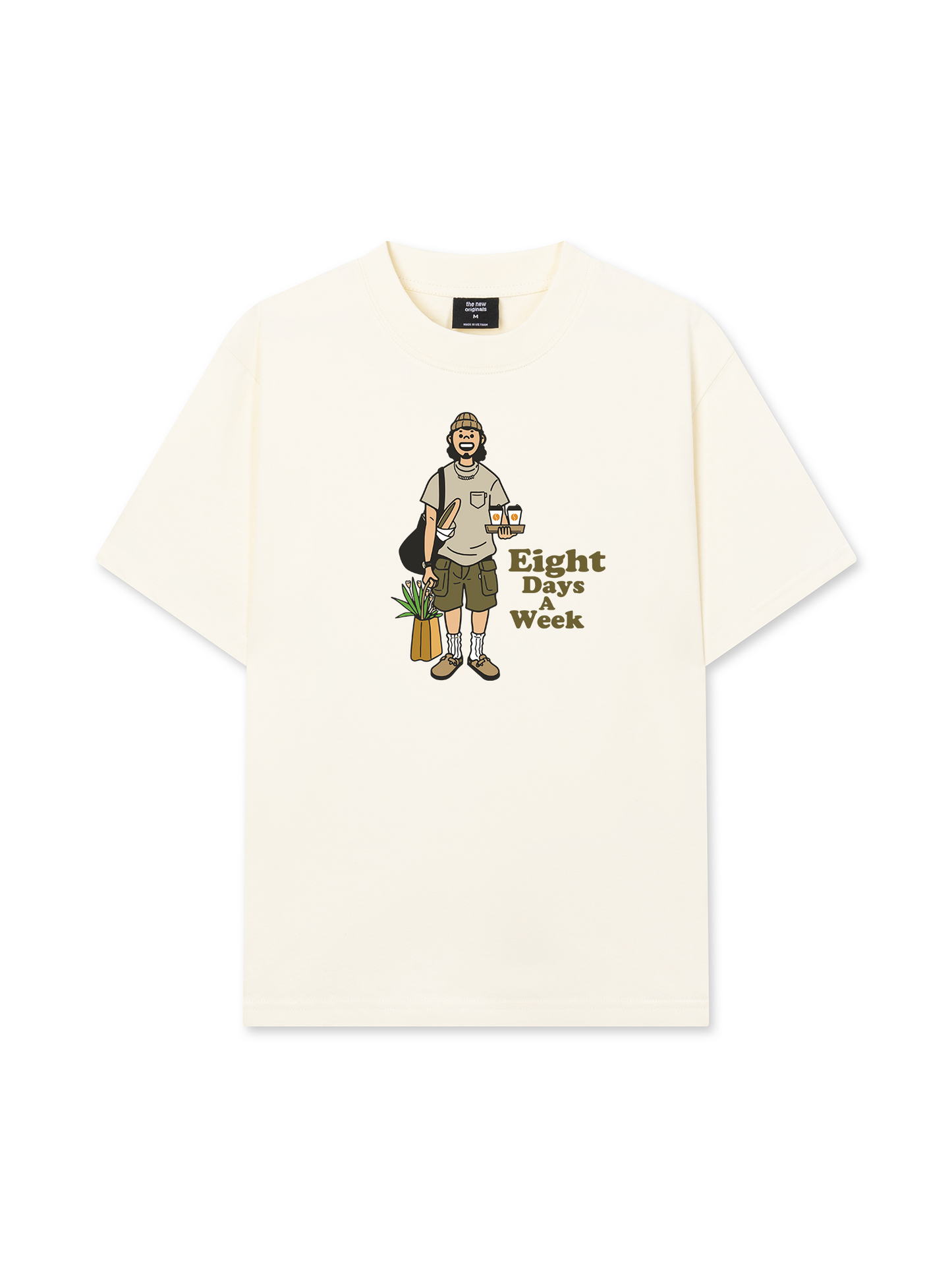 Áo Thun Relaxed Fit Go Outside Coffee & Bread