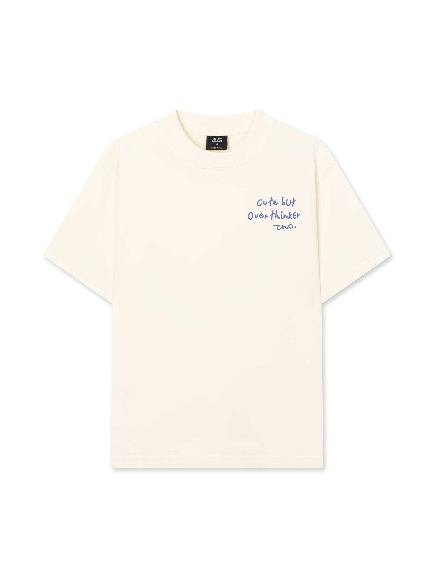 Áo Thun Relaxed Fit Cute But Overthinker