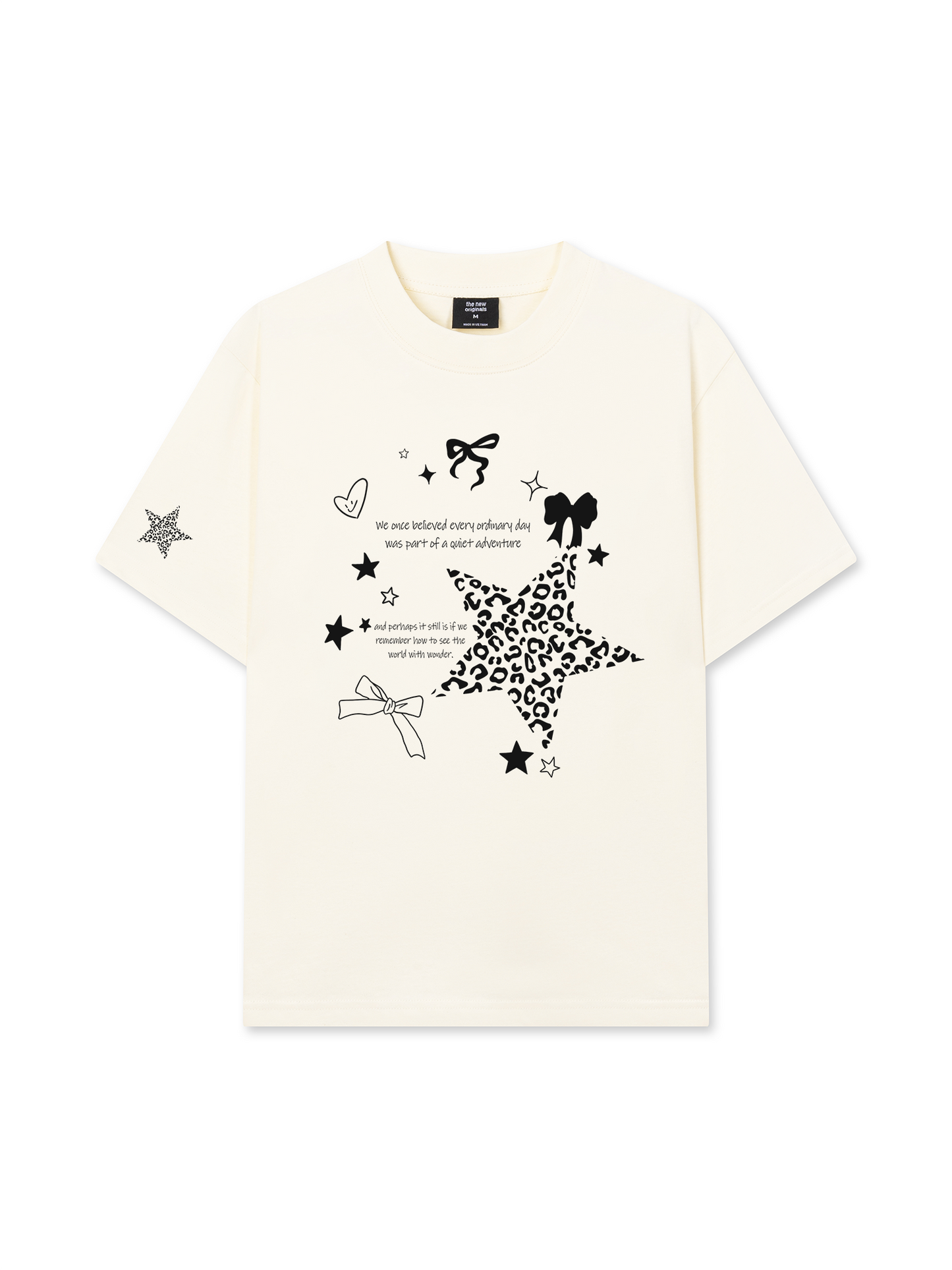 Áo Thun Relaxed Fit Daily Cuties Leopard Star