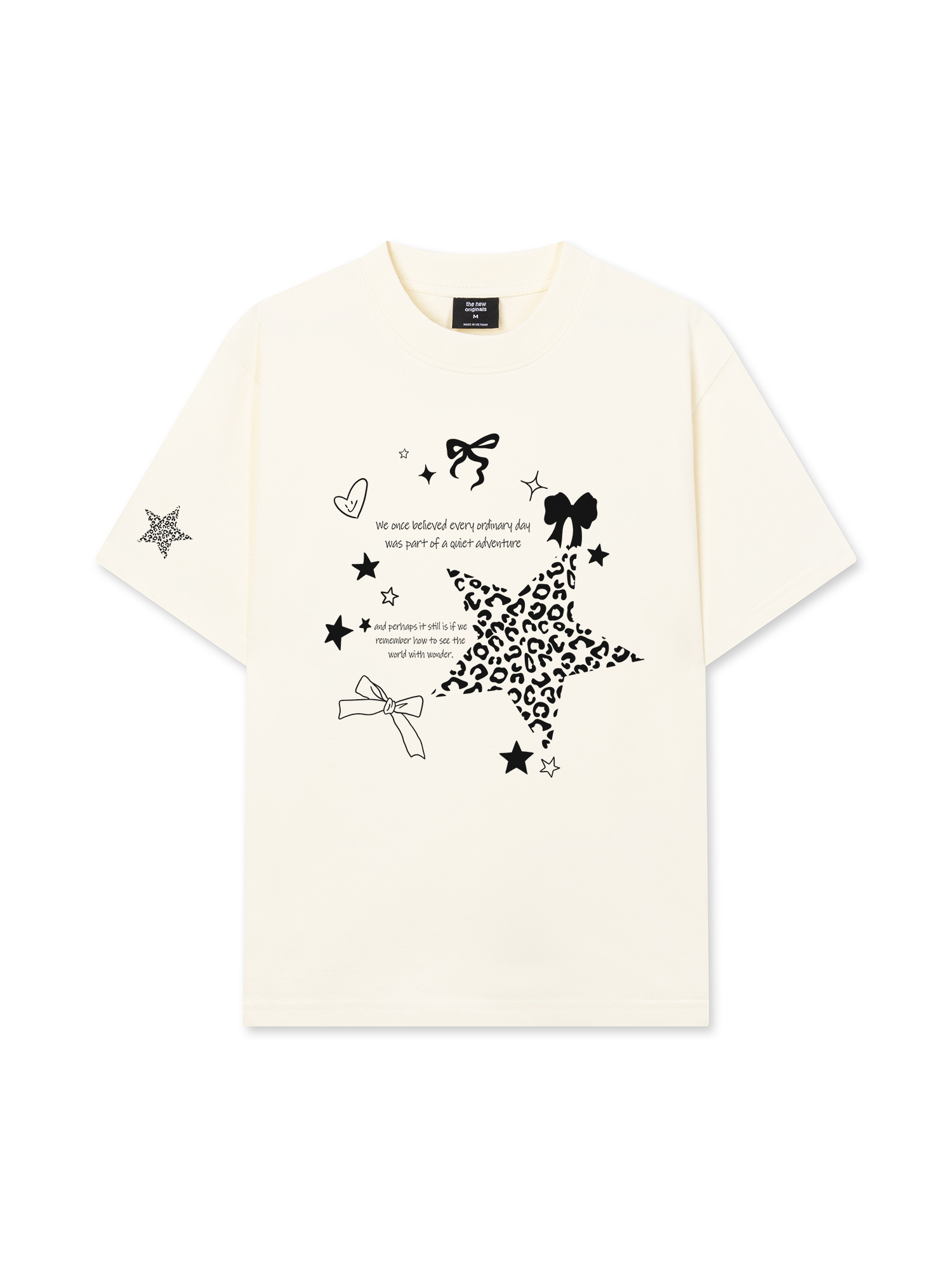 Áo Thun Relaxed Fit Daily Cuties Leopard Star