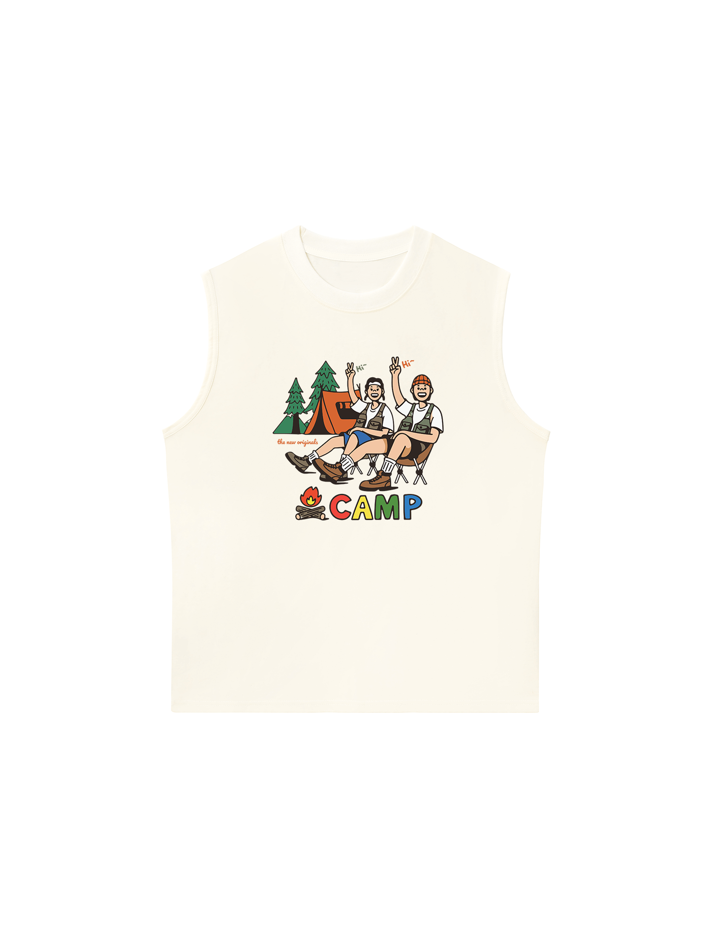 Áo Ba Lỗ Relaxed Fit Go Camping